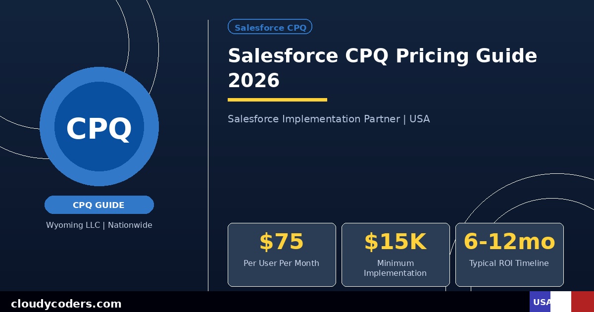 Salesforce CPQ Pricing and Implementation Cost [2026 Guide]